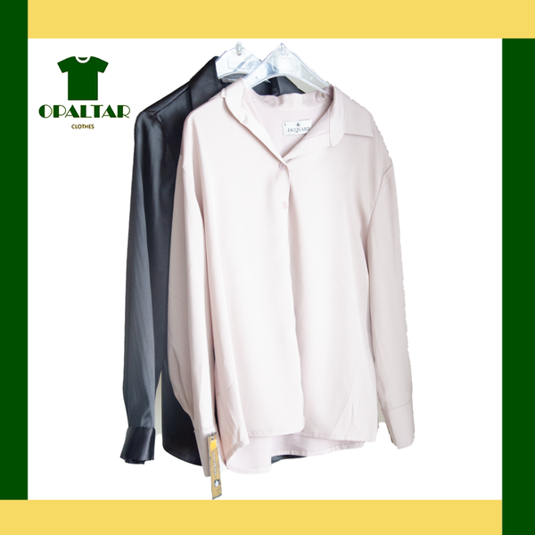 شومیز ساده یقه باز