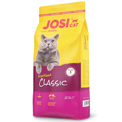 غذای خشک گربه عقیم شده جوسی کلاسیک هر کیلو (در بسته‌های زوتوپیا) / Josera Josi cat classic with chicken flavor