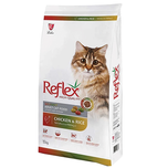 غذای خشک گربه مولتی کالر رفلکس هر کیلو(در بسته‌های زوتوپیا) / Reflex multicolour cat food with chicken & rice flavor