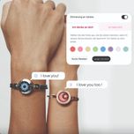 دستبند هوشمند توتو مدل خورشید و ماه زنجیر مار + چرمی | ست عاشقانه 27