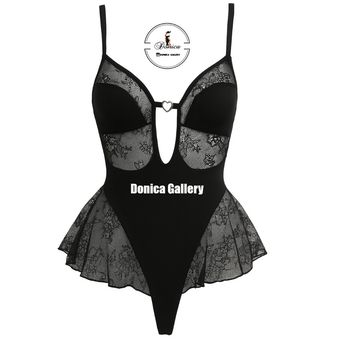 لباس خواب فانتزی لاول تک رنگ مشکی 🖤 کد 7007