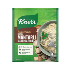 سس قارچ و خامه ماکارونی کنور KNORR مدل kremali mantarli وزن 52 گرم