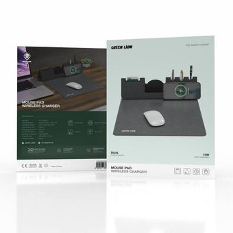 موس پد وایرلس شارژ گرین لاین green lion mouse pad wireless charger