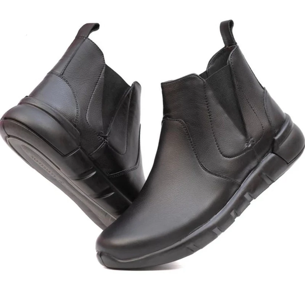 یم بوت مردانه چرم طبیعی و طبی مدل ناپولی