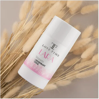 استیک دئودورانت لاو تایم مدل لارا زنانه با رایحه معتدل و شیرین