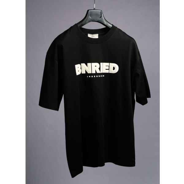 تیشرت وارداتی باکسی طرح BNRIED مشکی