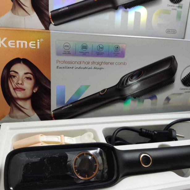 برس حرارتی صاف‌ کننده مو کیمی (Kemei) مدل KM-3103
