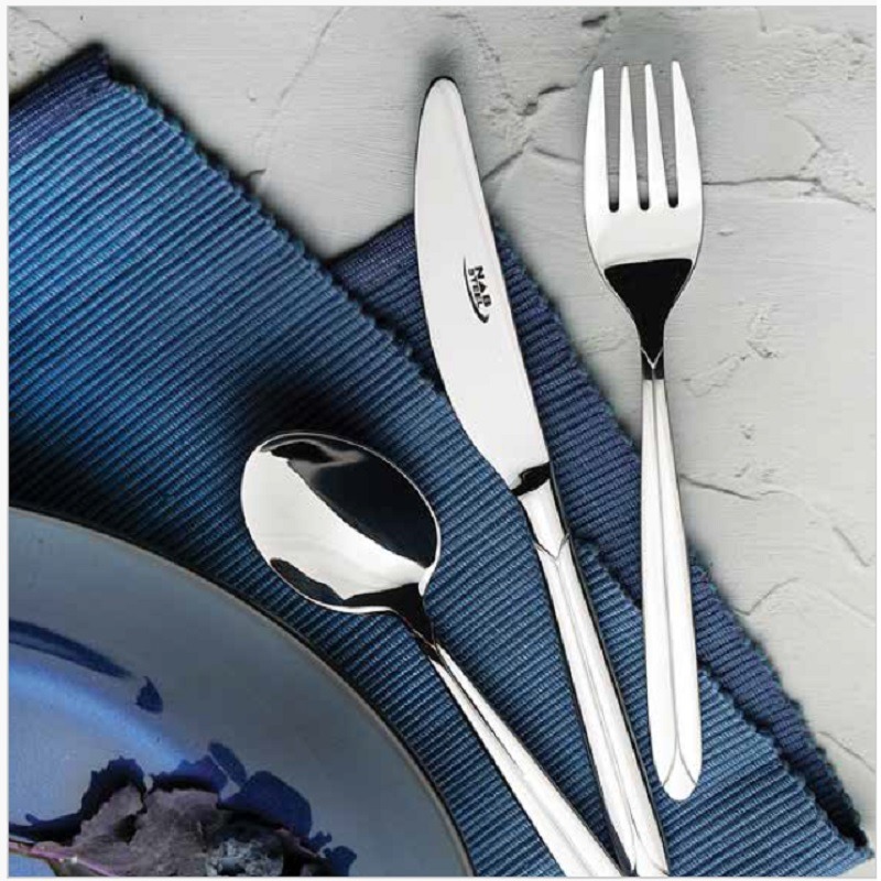 سرویس قاشق و چنگال 24 پارچه ناب استیل مدل Palermo