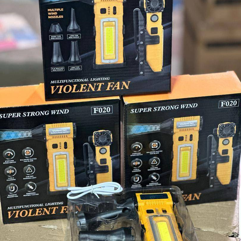 Violent Fan مدل F020 یک دمنده/فن جت دستی شارژی چندکاره