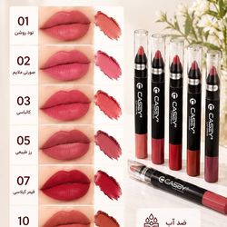 💄 رژلب مدادی ضدآب CASBY