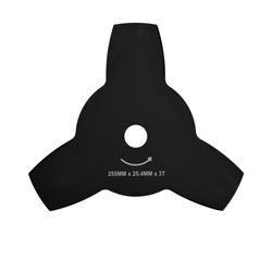 تیغه علفزن 3 پر چینی PD084 brush cutter blade 255x25.4x3 T