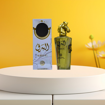 ادکلن عربی مردانه البرق Al Barq با رایحه شرقی و چوبی – حجم 100 میلی‌لیتر
