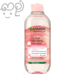 آکوا میسلار واتر پوست کدر و حساس گل رز گارنیر مدل ACQUA MICELLARE ILLUMINANTE ACQUA ROSE 400ML