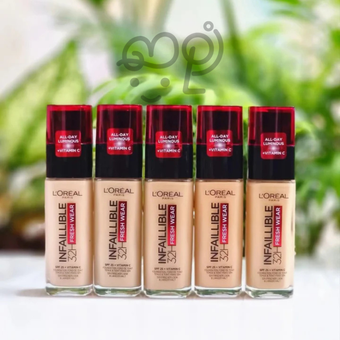 کرم پودر 32 ساعته اینفالیبل لورال(loreal)اصل