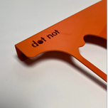 آویز لباس متوسط نارنجی drop iron