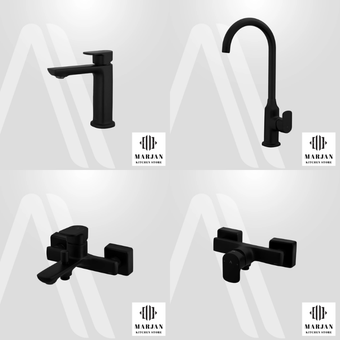 شیرآلات البرز روز مدل ویزارد مشکی