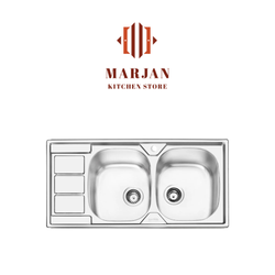 سینک ایلیا استیل فانتزی مدل 2081 توکار