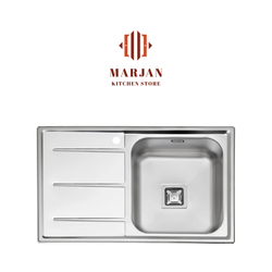 سینک ایلیا استیل نیمه فانتزی مدل 4062 توکار