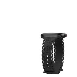 بند سیلیکونی طرح لیزری (گل) اپل واچ مدل Silicone سایز 38/40/41mm