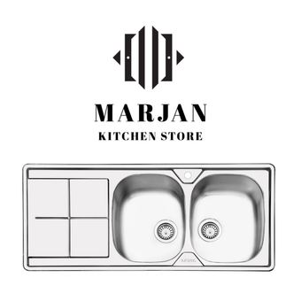 سینک ایلیا استیل فانتزی مدل 2041 توکار