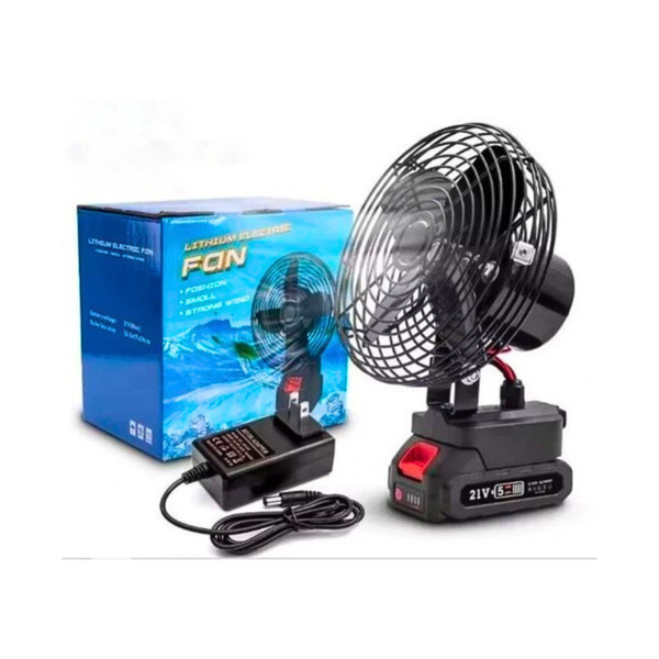 پنکه شارژی فلزی مسافرتی (قابل حمل و رومیزی)