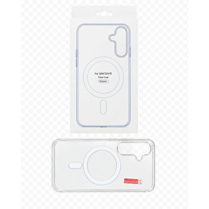 قاب شفاف مگ‌سیف سامسونگ Samsung S24 Fe– کاور محافظ پشت گوشی