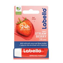بالم لب لابلو مدل توت فرنگی استرابری شاین Labello Strawberry Shine Lip Balm