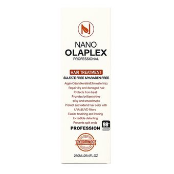 ماسک مو داخل حمام نانو اولاپلکس حاوی روغن آرگان و کراتین مخصوص موهای آسیب دیده Nano Olaplex Professional Hair Treatment