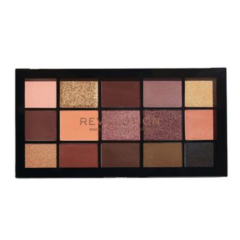 پالت سایه چشم 15 رنگ رولوشن ولوت رز Makeup Revolution Velvet Rose Eyeshadow Palette