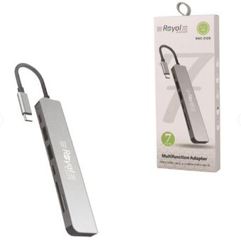 هاب تایپ سی رویال مدل ROYAL RHC-2120