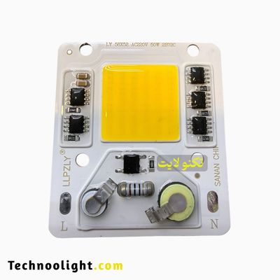 چیپ پروژکتوری 50 وات cob برق مستقیم آفتابی
