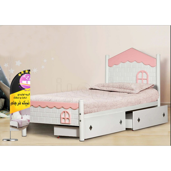 تخت خواب یک نفره وکیوم مدل کلبه