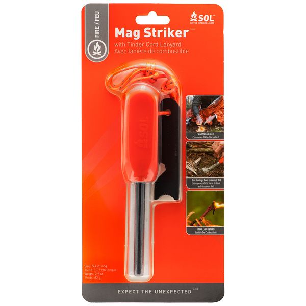 آتش زنه سول مدل mag striker with tinder cord کد F2022