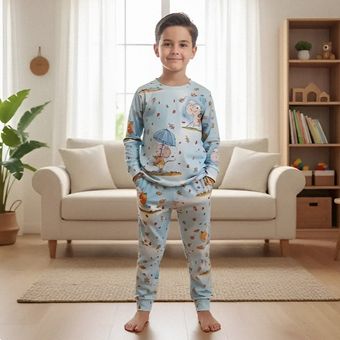 لباس راحتی پسرانه و دخترانه طرح موش | سایز 1 تا 8 سال