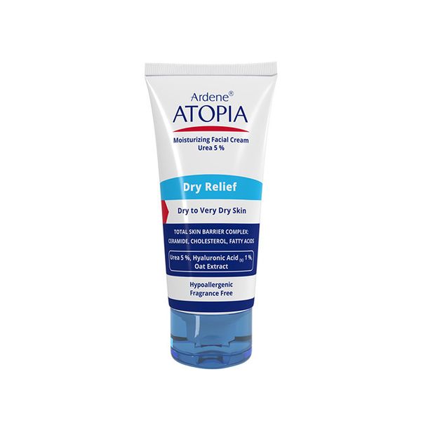کرم مرطوب‌کننده صورت آردن آتوپیا مدل Dry Relief حجم 50 میلی‌لیتر