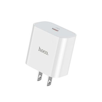 شارژر دیواری 20 وات هوکو مدل  C76 USB PD با گارانتی شرکتی
