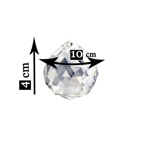 کریستال لوستر مدل گوی 30 بسته 10 عددی