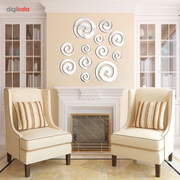 آینه پلکسی گلس دکو وسنا مدل P2010 دوازده تکه