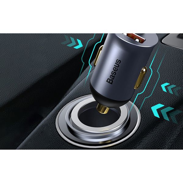 شارژر فندکی باسئوس مدل CCBT-B0G 120W