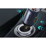 شارژر فندکی باسئوس مدل CCBT-B0G 120W