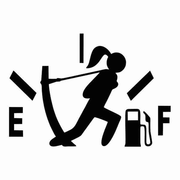 برچسب بدنه خودرو طرح باک بنزین کد 45