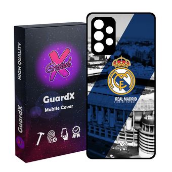 کاور گارد ایکس طرح Real Madrid مدل Glass10054 مناسب برای گوشی موبایل سامسونگ Galaxy A32 4G