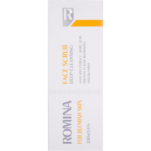 اسکراب لایه بردار پوست های لک دار رومینا