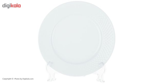 سرویس غذاخوری 102 پارچه 12 نفره چینی زرین ایران مدل رادیانس سفید درجه عالی