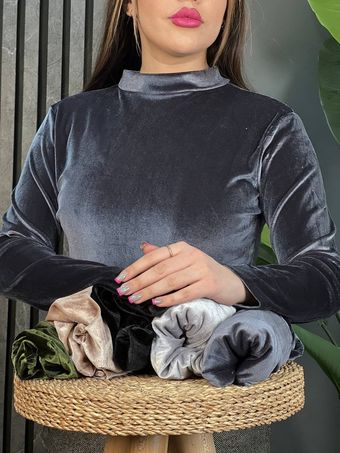 بادی مخمل بغل باز کد 1609