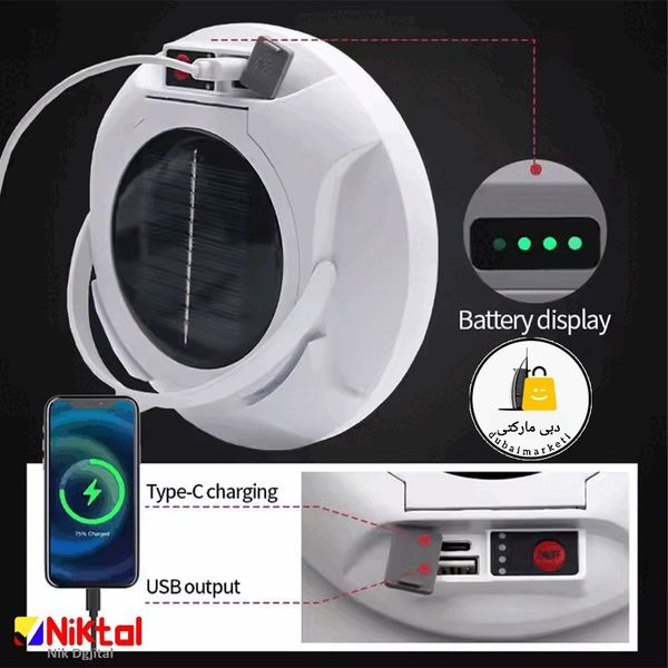 چراغ آویزی شارژی مدلDP-K6-160