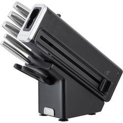 سرویس چاقو 7 پارچه با تیغه استیل و با دسته استیل نینجا مدل K62006