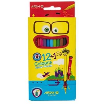 مداد رنگی 12+1 رنگ آریا مدل