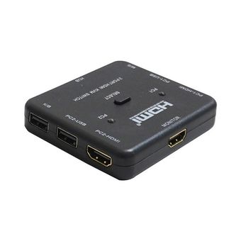 کی وی ام سوئیچ 2 پورت HDMI دستی وی نت مدل V-SWKHM4K2