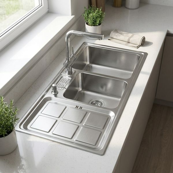 سینک ظرفشویی اخوان مدل 318SNew توکار